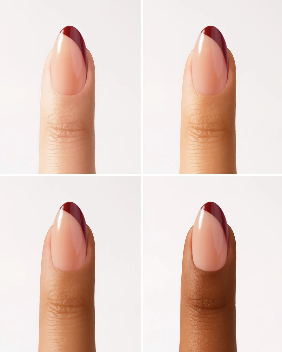 DOONAILS - Red Slate French Short Almond